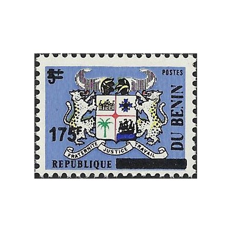 2008 - Mi 1420 - local overprint 175 f - Benin arms issue - MNH