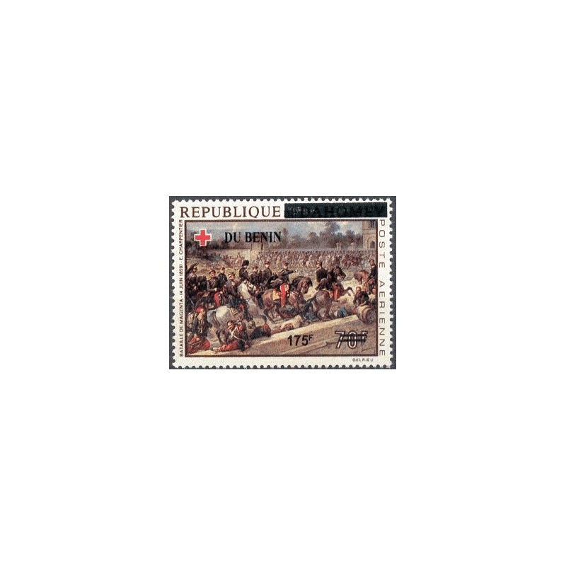 2008 - Mi 1430 - local overprint 175 f - Battle of Magenta by Charpentier, Red Cross - MNH
