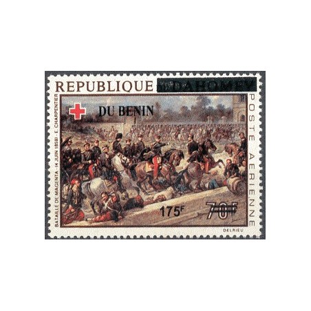 2008 - Mi 1430 - local overprint 175 f - Battle of Magenta by Charpentier, Red Cross - MNH