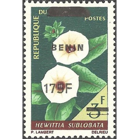 2008 - Mi 1419 - local overprint 175 f - Flowers: Hewittia sublobata - MNH