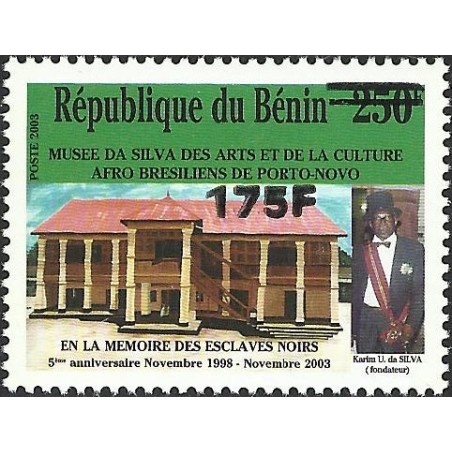 2007 - Mi 1401 - local overprint 175 f - Da Silva museum of Afro-Brazilian art - Slavery - MNH