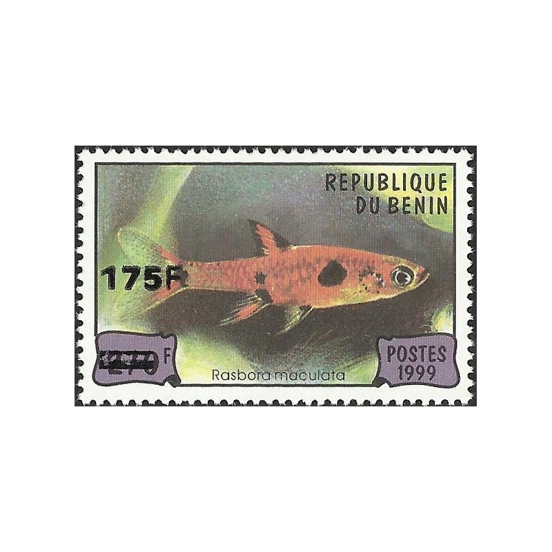 2005 - Mi 1389 - local overprint 175 f - Fish "rasbora maculata" - CV 40 € MNH