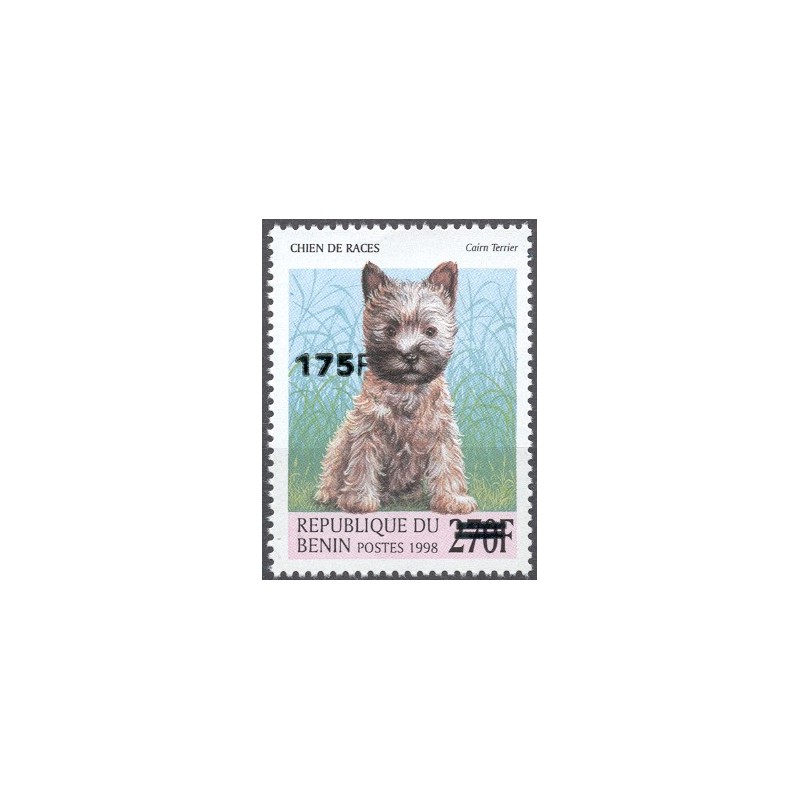 2005 - Mi 1386 - local overprint 175 f - Dog "cairn terrier" - CV 60 € MNH