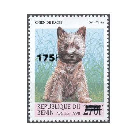 2005 - Mi 1386 - local overprint 175 f - Dog "cairn terrier" - CV 60 € MNH