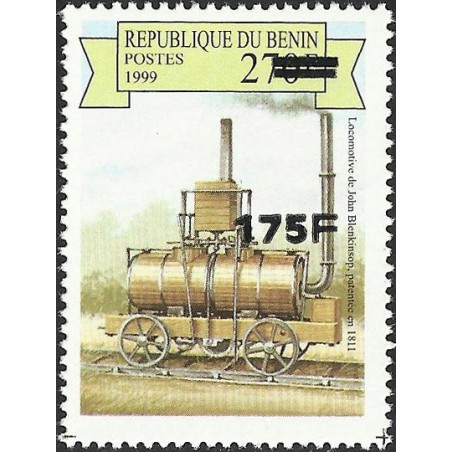 2005 - Mi 1390 - local overprint 175 f - Locomotive Blenkinsop - CV 40 € MNH