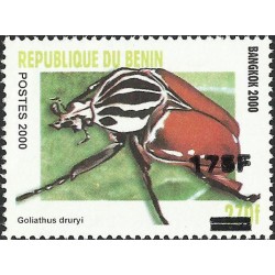 2005 - Mi 1394 - local overprint 175 f - Insect "goliathus druryi" - Bangkok 2000 - CV 140 € MNH