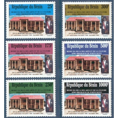 2003 - Mi 1350 to 1355 - Da Silva museum of Afro-Brazilian art - Slavery - 6 st. - MNH