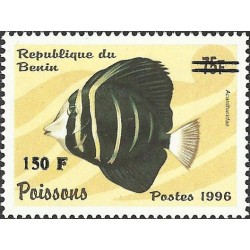 2000 - Mi 1269 - local overprint 150 f - Fish: acanthuridae - CV 100 € MNH