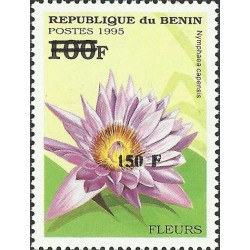 2000 - Mi 1276 - local overprint 150 f - Flowers: nymphaea capensis - CV 100 € MNH