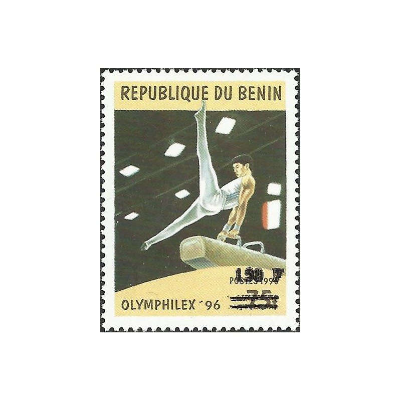 2000 - Mi 1262 - local overprint 150 f -  Gymnastics "olymphilex'96", pommel horse - CV 100 € MNH