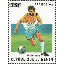 2000 - Mi 1259 - local overprint 150 f - World football cup "France'98" - CV 100 € MNH