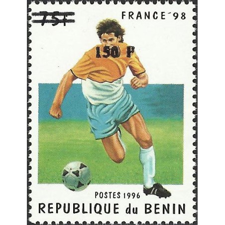 2000 - Mi 1259 - local overprint 150 f - World football cup "France'98" - CV 100 € MNH