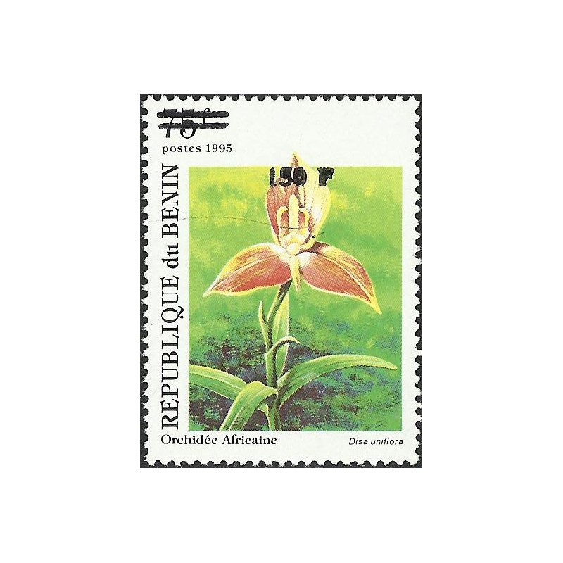 2000 - Mi 1257 - local overprint 150 f - African orchid "disa uniflora" - CV 100 € MNH