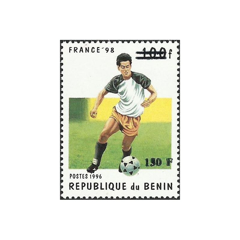 2000 - Mi 1279 - surcharge locale 150 f - Coupe du monde de football "France 98" - cote 100 € **