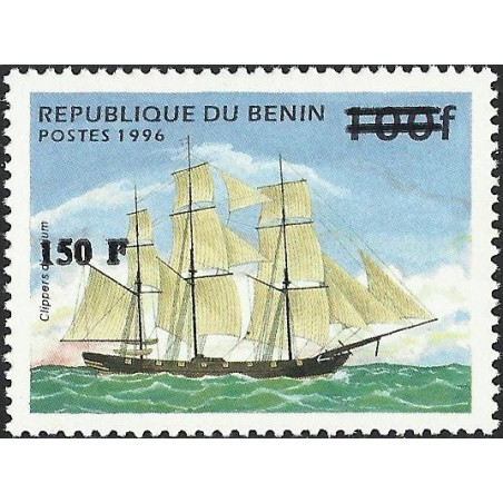 2000 - Mi 1281 - local overprint 150 f - Sailing ship: opium clipper - CV 100 € MNH