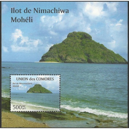 2011 - Islet in Nioumachiwa (Moheli) - sheetlet - MNH