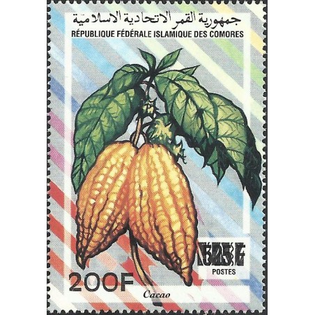 1997 - Mi 1183 - local overprint 200 F - Plant: cocoa - RR - MNH