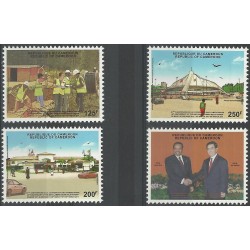 2011 - Coopération avec la Chine - Série complète 4 timbres **
