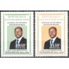 2004 - President Bozizé issue - 485 f and 515 f - MNH