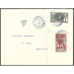 1906 - Mauritania: 2 covers with postage due stamps "T" - CV 3565 €