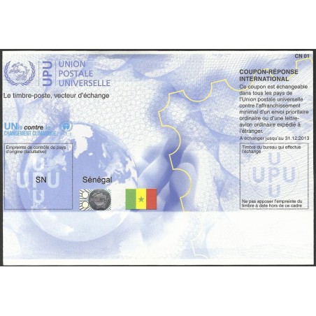 z - CN01 - International Reply-Coupon - SN SENEGAL - validity 31.12.2013