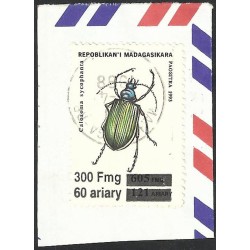 1998 - Mi 2100 - surcharge locale 300 F - Insecte - oblitéré