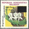1998 - Mi 2106 - surcharge locale 400 Fmg - Fleur : orchidée Angraecum **