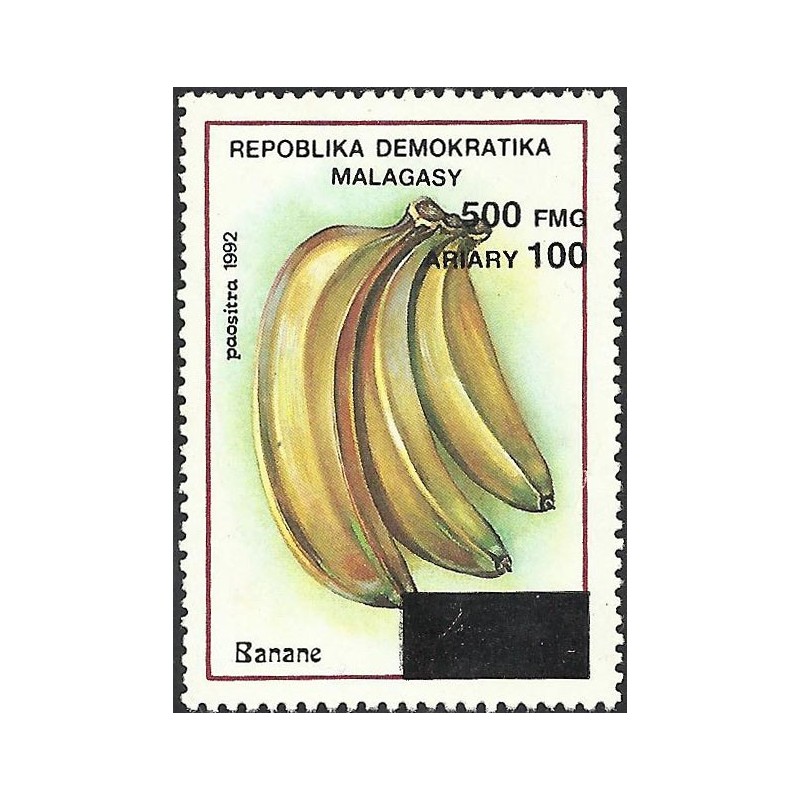 1998 - Mi 2113 - local overprint 500 F - Fruit: banana - MNH