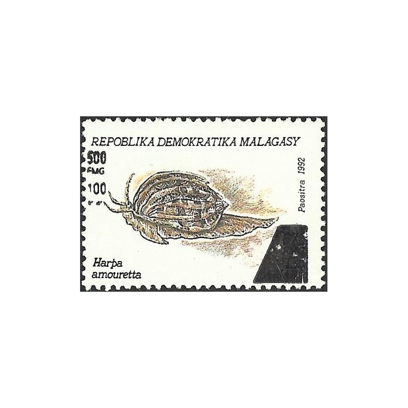 1998 - Mi 2116 - Local overprint 500 Fmg - Mollusc: harpa amouretta - MNH