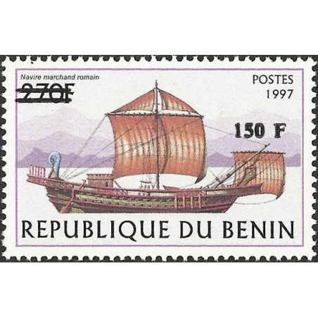 2000 - Mi 1296 - local overprint 150 f - Roman sailing vessel - CV 100 € MNH