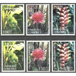 2011 - Plantes des Comores : banane, vetsa, konodé - 6 timbres **