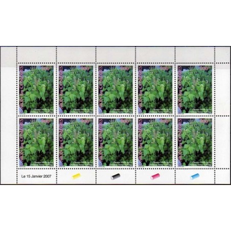 2007 - Medicinal plants: complete set - 6 sheetlets - MNH