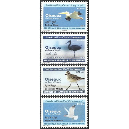 Mauritania - 2011 - PNBA birds - 4 st. MNH