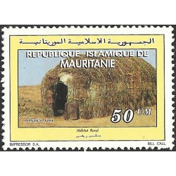 Mauritanie - 1994 - Mi 1024 - habitat rural - 50 UM **