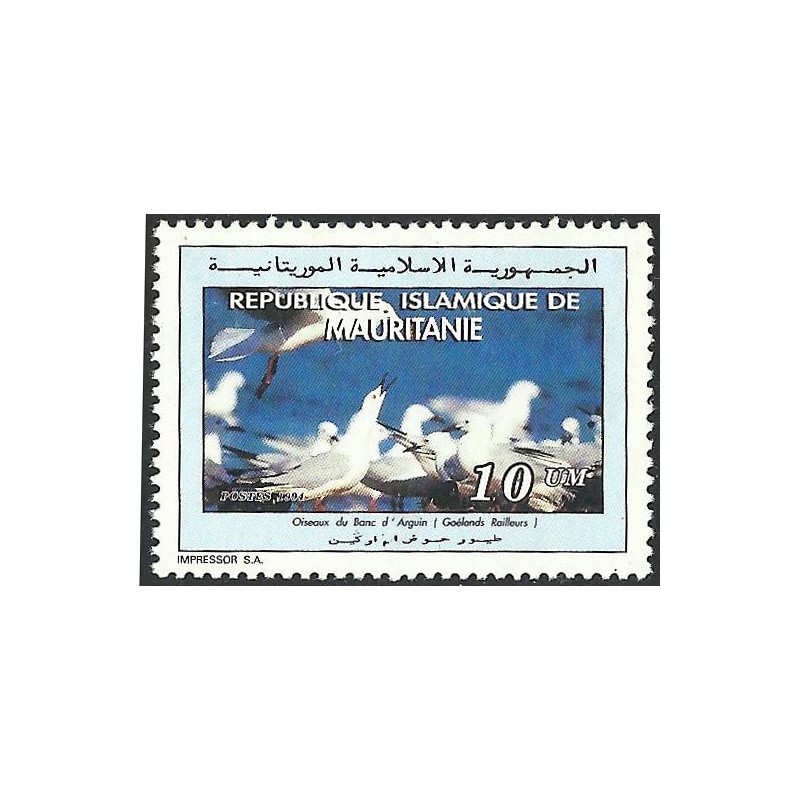 Mauritanie 1994 - Mi 1025 - oiseau du PNBA (goéland railleur) - 10 UM **