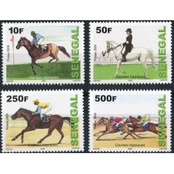 Senegal 2009 / 2012 - Horse Racing - 4 st. MNH